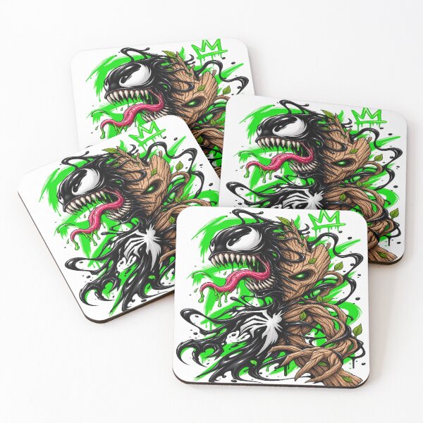 Item preview, Wood Symbiote Monster Street Art designed and sold by VYBORA Studio.