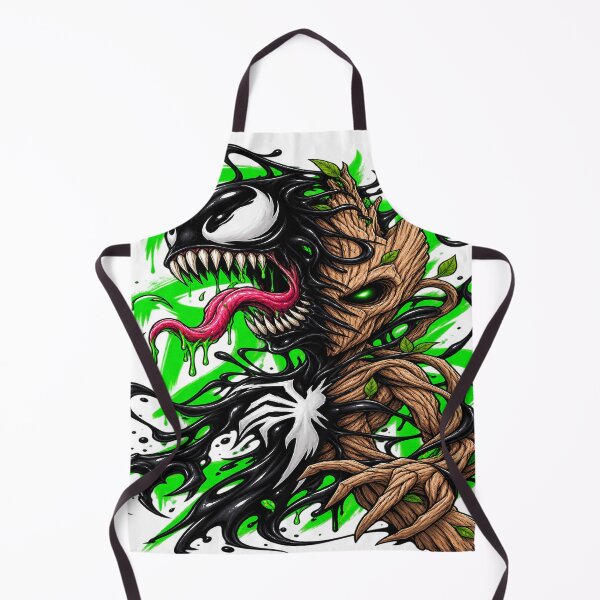Item preview, Wood Symbiote Monster Street Art designed and sold by VYBORA Studio.