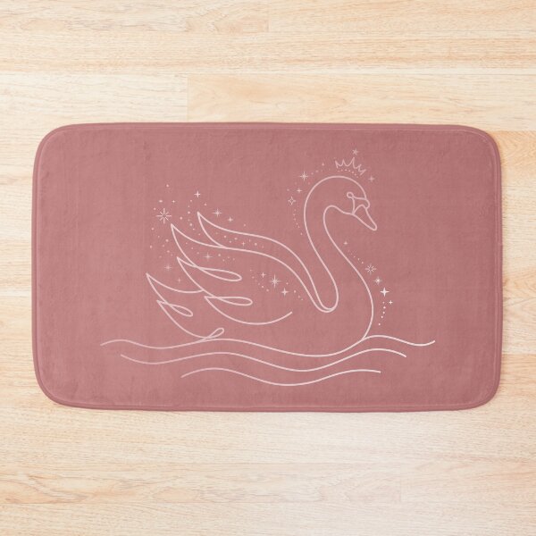 Item preview, Line-Art Swan (Rose Gold) designed and sold by Krameri Creations.