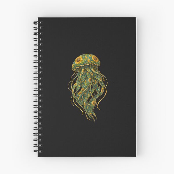 Item preview, Sunflower Jellyfish | Ocean Sunflower Art Collection designed and sold by Zaru Art Studio.