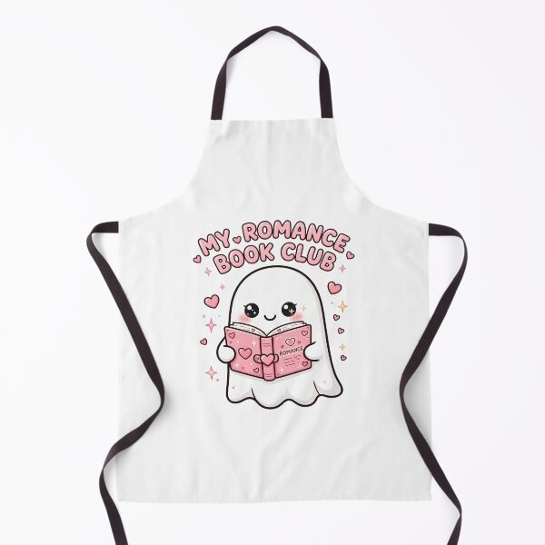 Item preview, My Romance Book Club - Cute Ghost Reading Romance Book Hearts designed and sold by FBA.
