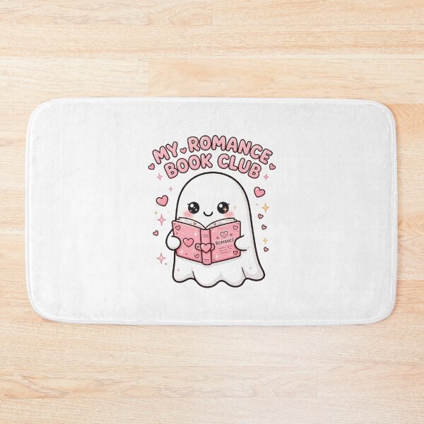 Item preview, My Romance Book Club - Cute Ghost Reading Romance Book Hearts designed and sold by FBA.