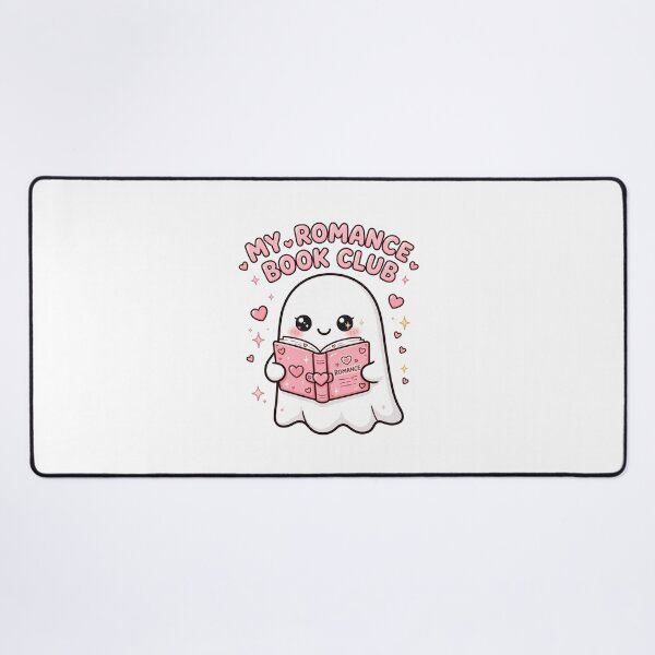 Item preview, My Romance Book Club - Cute Ghost Reading Romance Book Hearts designed and sold by FBA.