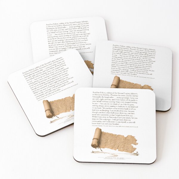 Item preview, Aurelius Polion — Ancient Roman Soldier's Letter Home Print designed and sold by The Painted Fence.