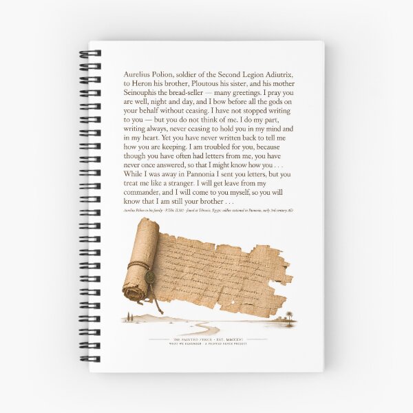 Item preview, Aurelius Polion — Ancient Roman Soldier's Letter Home Print designed and sold by The Painted Fence.