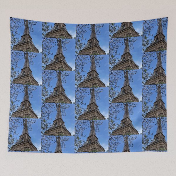 Item preview, Eiffel Tower Paris Spring Frame Low Angle View⁠ designed and sold by Julia9632.
