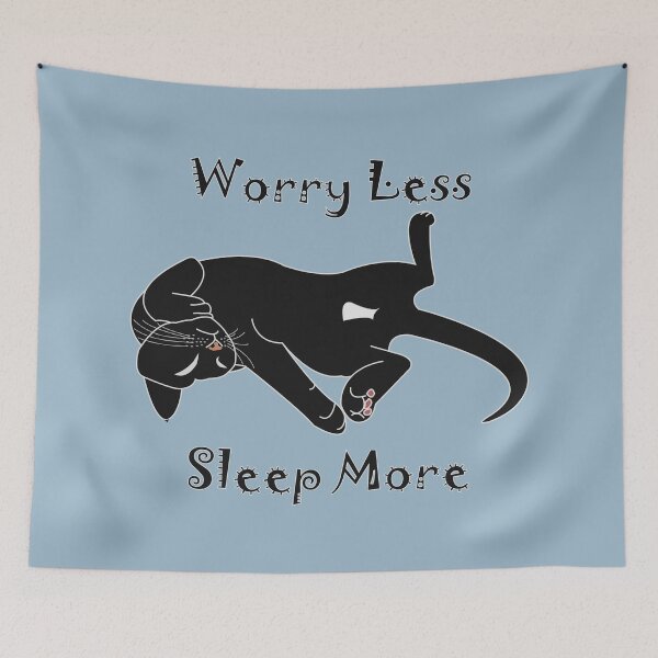 Item preview, Worry Less, Sleep More designed and sold by yuretzius.