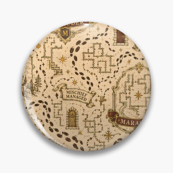 Item preview, Marauder Footsteps Map Pattern designed and sold by agearb.