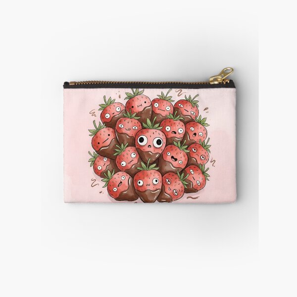 Item preview, Cute Chocolate Dipped Strawberries Kawaii Fruit designed and sold by DuckOddity.