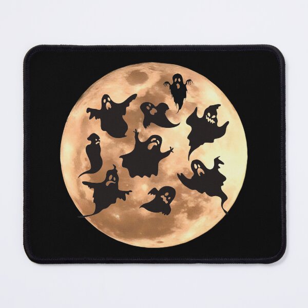 Item preview, Black ghosts against the full moon designed and sold by MagelliShop.