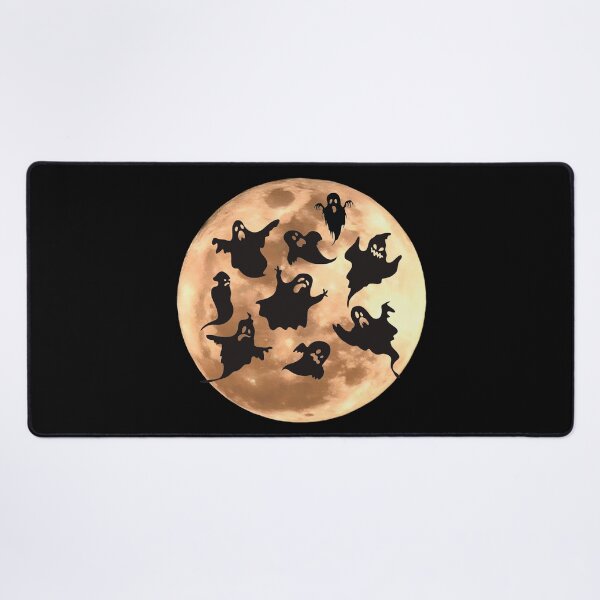 Item preview, Black ghosts against the full moon designed and sold by MagelliShop.