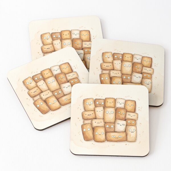 Item preview, Cute Financier Cakes Kawaii French Bakery designed and sold by DuckOddity.