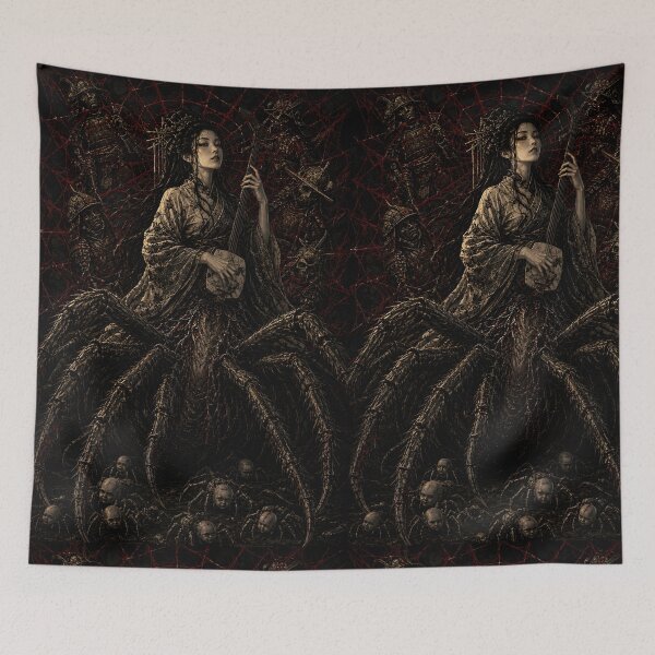 Item preview, Jorogumo Japanese Spider Woman Gothic Art designed and sold by MouradStudio.