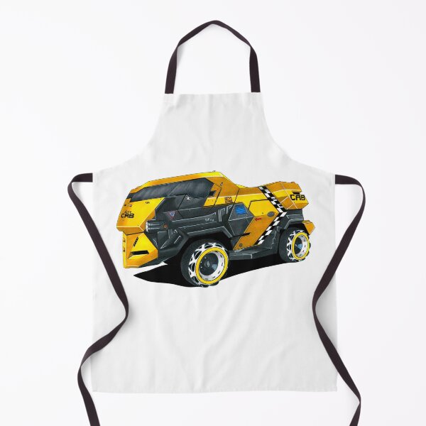 Item preview, Exclusive drawing modern movie car yellow Mega-City One LR City Cab V8 designed and sold by Cars23.