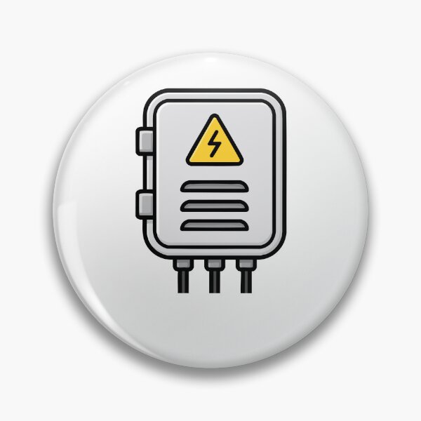 Item preview, Electrical Distribution Panel Warning Icon designed and sold by VectorForge Studio.