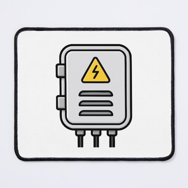 Item preview, Electrical Distribution Panel Warning Icon designed and sold by VectorForge Studio.