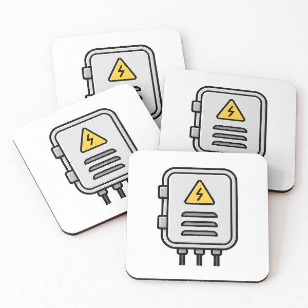 Item preview, Electrical Distribution Panel Warning Icon designed and sold by VectorForge Studio.