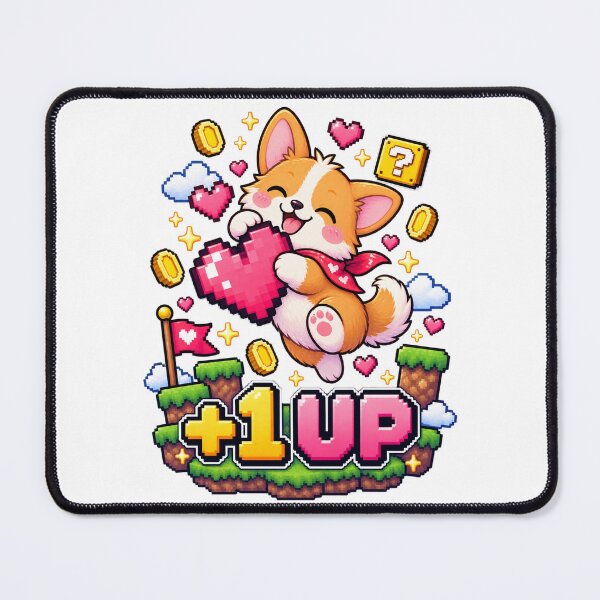 Item preview, Pixel Heart Corgi: un adorable perro de videojuegos retro. designed and sold by JPCuteDesign.