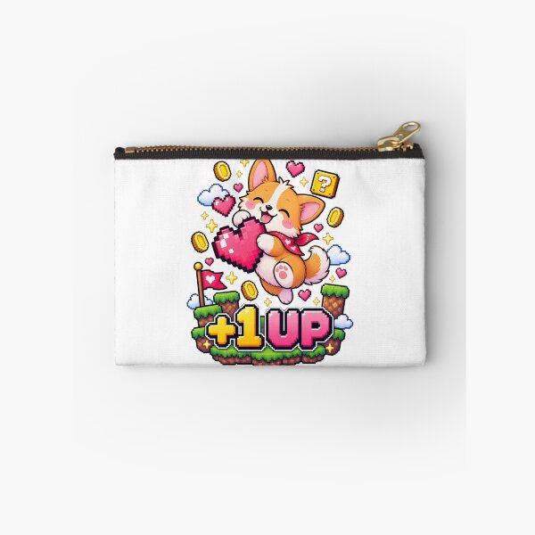 Item preview, Pixel Heart Corgi – Cute Retro Gaming Dog designed and sold by JPCuteDesign.