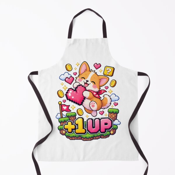 Item preview, Pixel Heart Corgi – Cute Retro Gaming Dog designed and sold by JPCuteDesign.