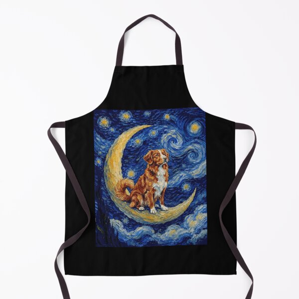 Item preview, Funny Nova Scotia Duck Tolling Retriever Toller Starry Night Painting Cute Moon Stars Mom Dad Kids designed and sold by FurryHavenPH.