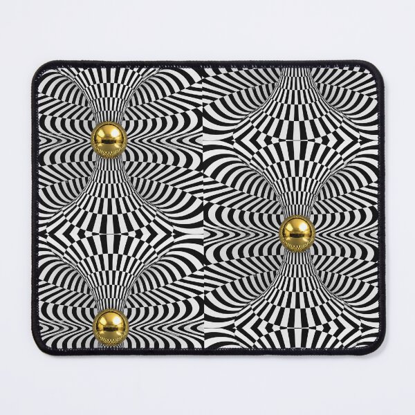 Item preview, Golden Sphere Op Art Illusion designed and sold by Ink-verse-.