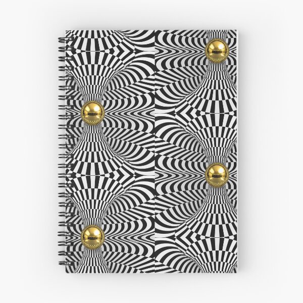 Item preview, Golden Sphere Op Art Illusion designed and sold by Ink-verse-.