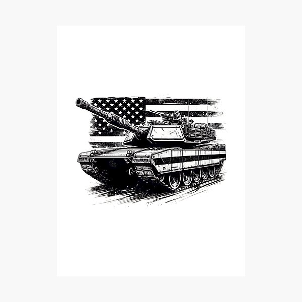 Item preview, Abrams Tank PERFECT GIFT FOR YOU AND FRIENDS designed and sold by KatiraMiasha.