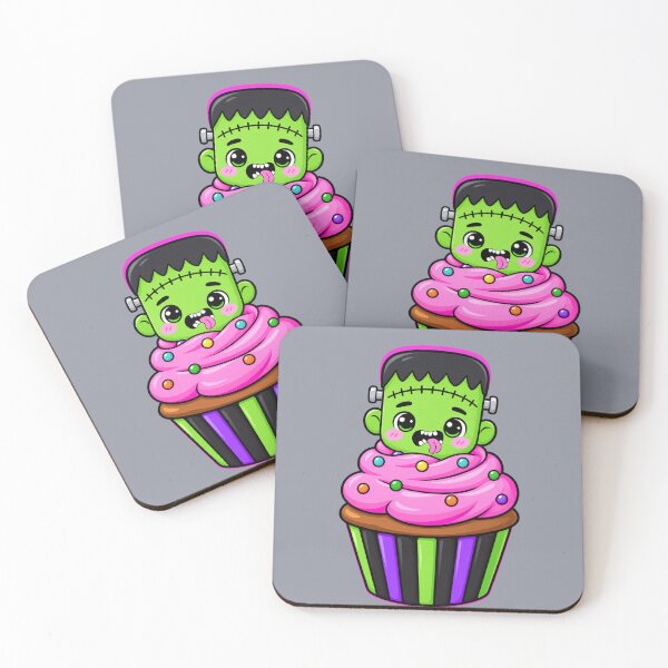Item preview, Cute Frankenstein Cupcake designed and sold by Aimetoi.