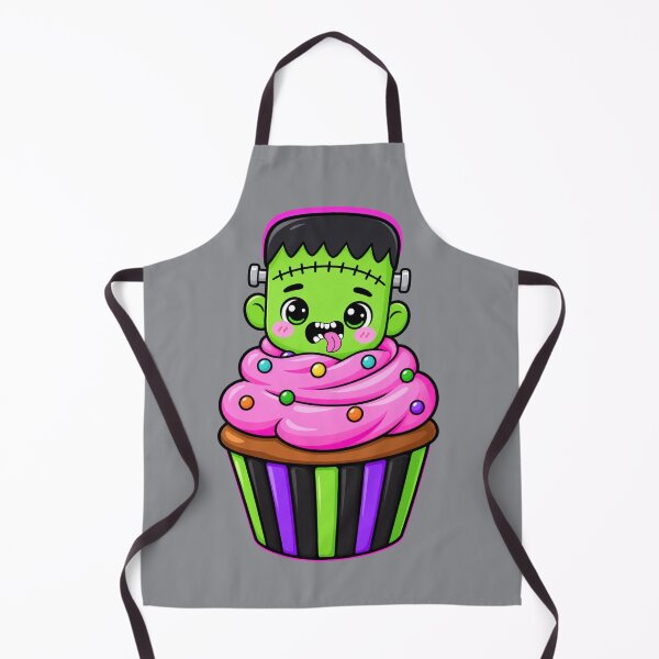Item preview, Cute Frankenstein Cupcake designed and sold by Aimetoi.