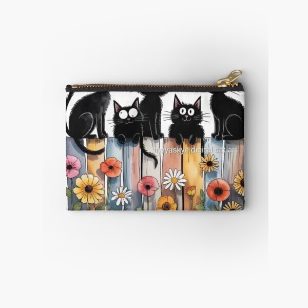 Item preview, Cats / Happy Cats / Old Pattern / USA / Black / Colorful / Creative T-shirt designed and sold by Creative T-shirts.