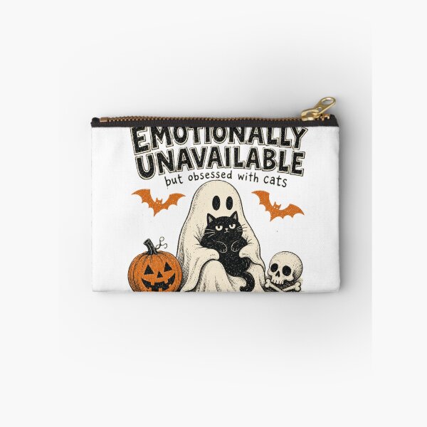 Item preview, Cute Halloween Ghost With Cat, Pumpkin and Bats designed and sold by iratuslol.