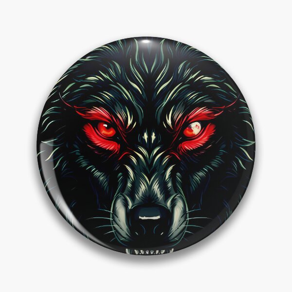 Item preview, Gothic Wolf Illustration Moody Wildlife Nature designed and sold by TheNightsCrest.