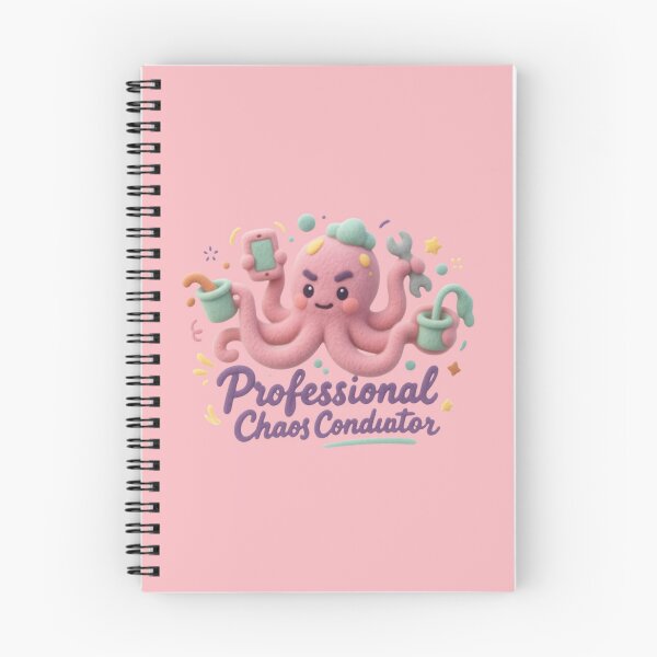 Item preview, Professional Chaos Conductor Cute Multitasking Octopus Clay Art Funny Work Humor designed and sold by MarCinu Art.