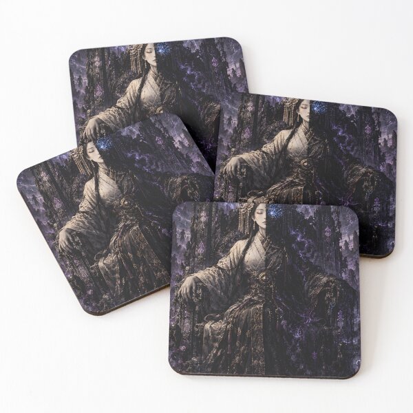 Item preview, Izanami Empress of Yomi Dark Mythology Art designed and sold by MouradStudio.