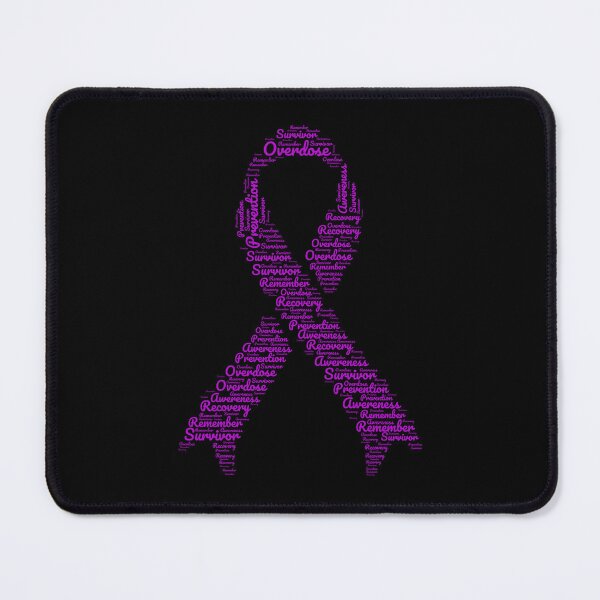 Item preview, Overdose survivor purple ribbon designed and sold by HiPatti.