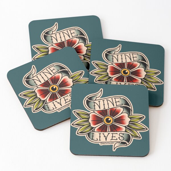 Item preview, Flor de Nueve Vidas designed and sold by marenara.