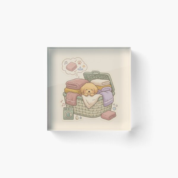 Item preview, Laundry Day Nap – Cute Sleepy Dog Design designed and sold by Safe Haven Pets.