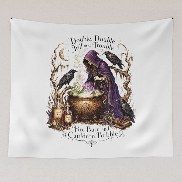 Item preview, Witch Double Toil And Trouble designed and sold by Krwasatoune.
