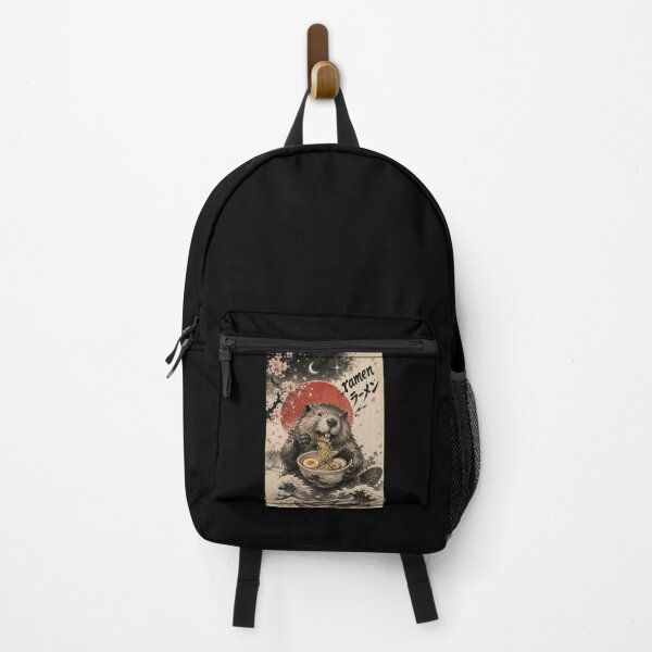 Item preview, Beaver Ramen Sumie Japanese Vintage designed and sold by TomFrontierArt.