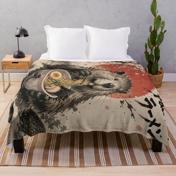 Item preview, Beaver Ramen Sumie Japanese Vintage designed and sold by TomFrontierArt.