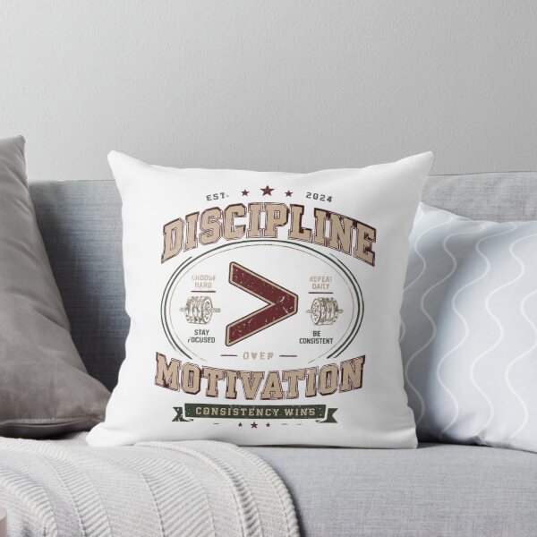 Item preview, Discipline over Motivation designed and sold by Hibernia29.