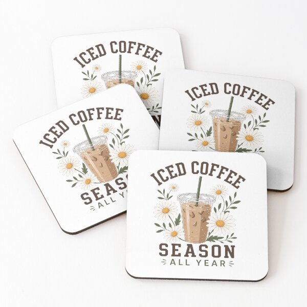 Item preview, Iced Coffee Season – Cold Brew Summer Aesthetic – Caffeine & Sunshine Art designed and sold by bobscraze.