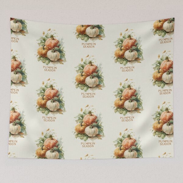 Item preview, Pumpkin Season – Autumn Watercolor Pumpkins designed and sold by Helenaphotoart.