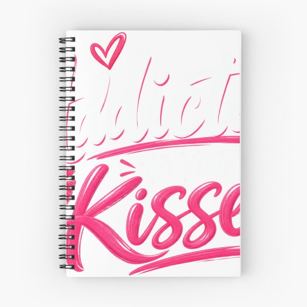 Item preview, Addicted to Your Kisses – Romantic Pink Love Quote designed and sold by OneStepFromArt.