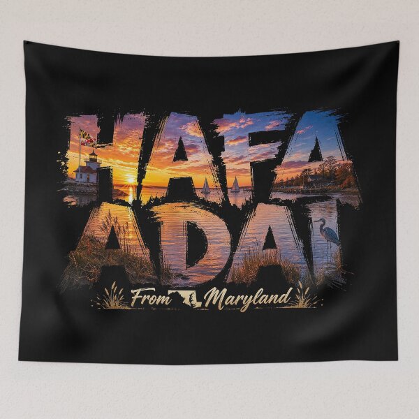 Item preview, Chesapeake Håfa Adai: Maryland Bay Sunset Spirit designed and sold by BlissBlvdShop.