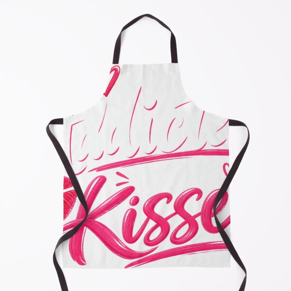 Item preview, Addicted to Your Kisses – Romantic Pink Love Quote designed and sold by OneStepFromArt.