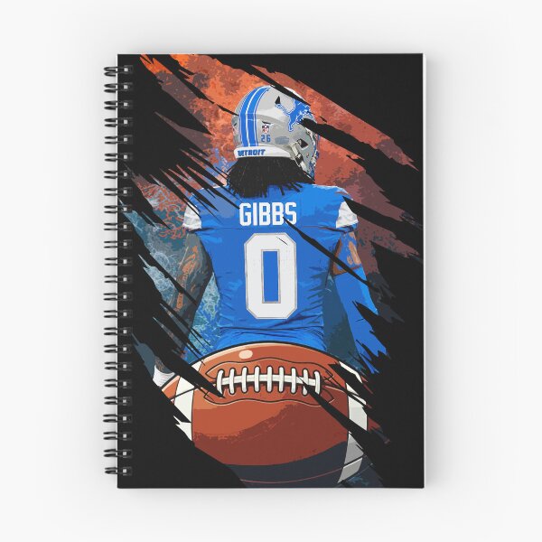 Item preview, Jahmyr Gibbs Football Back View Jersey Number 0 Artwork designed and sold by Zigmak.