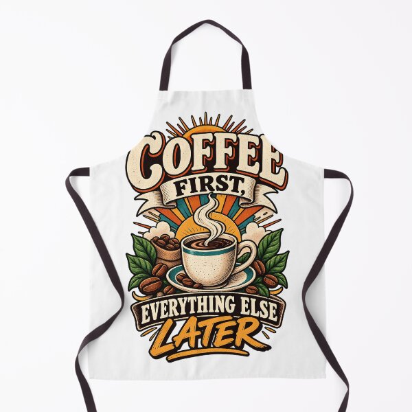Item preview, Coffee First Everything Else Later Funny Coffee Lover designed and sold by Haji  Kamora.