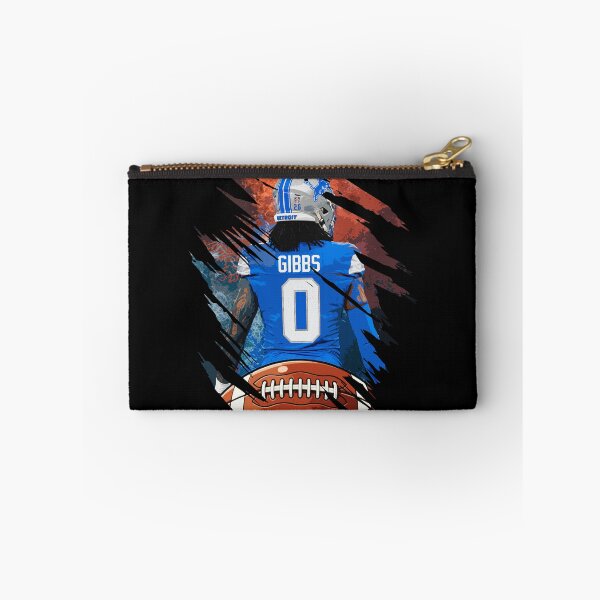 Item preview, Jahmyr Gibbs Football Back View Jersey Number 0 Artwork designed and sold by Zigmak.